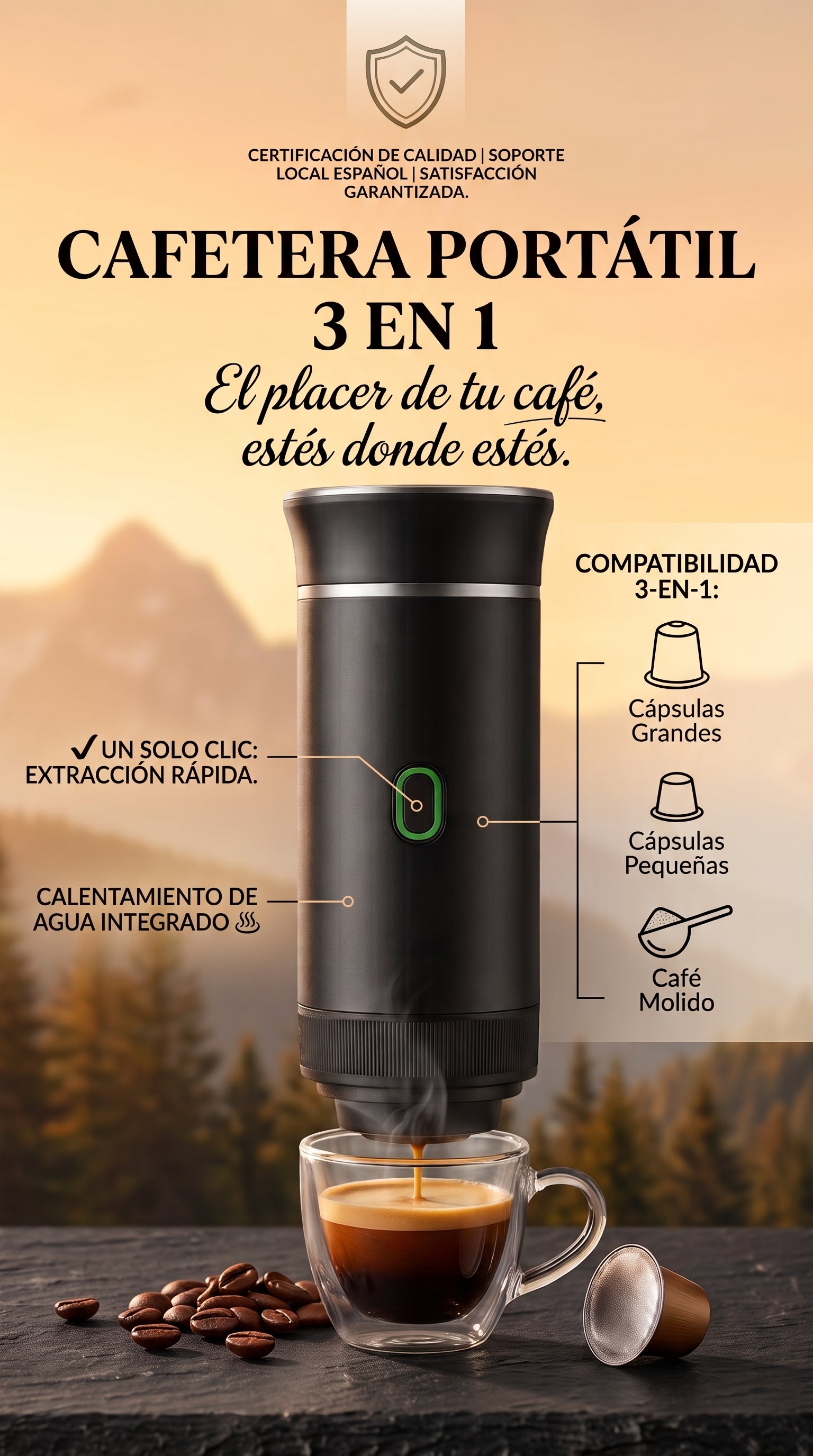 Cafetera Portátil 4X4